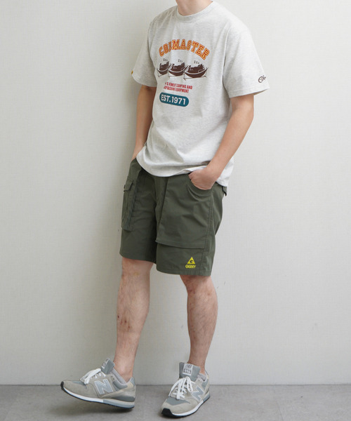 ZIP FIVE(ジップファイブ)の「COBMASTER TC度詰め天竺 ハンモックベアー ベーシック プリント半袖Tシャツ(Tシャツ/カットソー・メンズ・ホワイト/ダークグリーン/ブルー/ブラック・MEDIUM/LARGE/X-LARGE)」の12枚目の写真