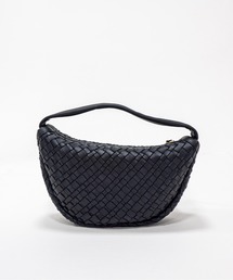 VIOLAd'ORO（ヴィオラドーロ）の「【VIOLAd'ORO/ヴィオラドーロ】レザーメッシュ三日月バッグ ムーンバッグ（ハンドバッグ）」