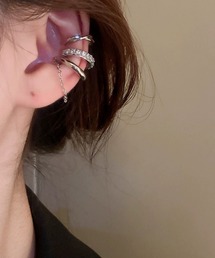 UP START（アップスタート）の「【456824】高見えイヤーカフ3点セット(RO)（イヤーカフ）」