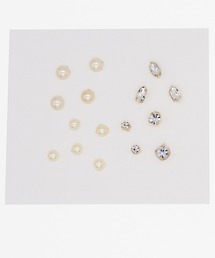 Zoule（ゾーラ）の「Zoule ゾーラ：HARU:HAIR シリーズ　seal　H-6　ストーン　パール　シールヘア(貼るヘアーアクセ)（その他ヘアアクセサリー）」