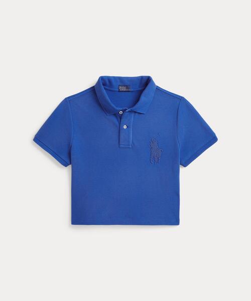 ラルフローレン ポロシャツ ビックポニー イタリア ITALIA ブルー XS ビーデッド Big Pony ポロシャツ（ポロシャツ）｜POLO RALPH LAUREN