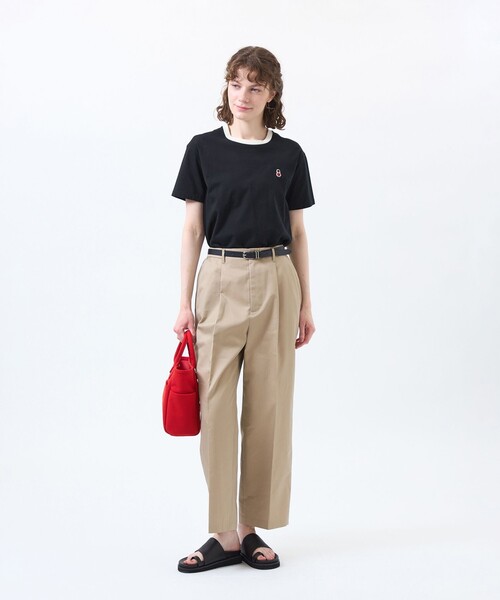 MACKINTOSH PHILOSOPHY(マッキントッシュ フィロソフィー)の「バッキンガムベア リンガーネックTシャツ(Tシャツ/カットソー・レディース・カーキ/ブラック/イエロー/グレー系その他2/オフホワイト・38)」の8枚目の写真