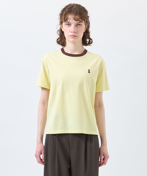 MACKINTOSH PHILOSOPHY(マッキントッシュ フィロソフィー)の「バッキンガムベア リンガーネックTシャツ(Tシャツ/カットソー・レディース・カーキ/ブラック/イエロー/グレー系その他2/オフホワイト・38)」の11枚目の写真