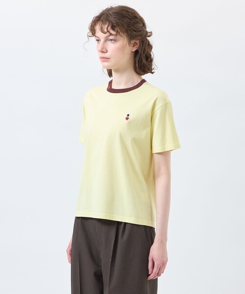 MACKINTOSH PHILOSOPHY(マッキントッシュ フィロソフィー)の「バッキンガムベア リンガーネックTシャツ(Tシャツ/カットソー・レディース・カーキ/ブラック/イエロー/グレー系その他2/オフホワイト・38)」の12枚目の写真