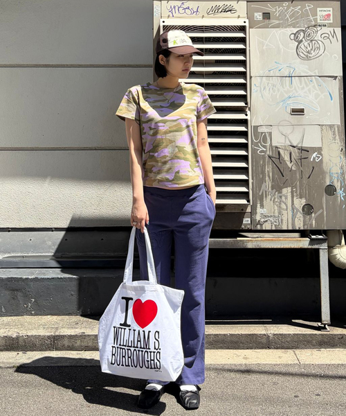Oriens JOURNAL STANDARD（オリエンス ジャーナルスタンダード）の「《追加》カモフラージュ スターTシャツ（Tシャツ/カットソー・レディース・ネイビー/ピンク/グリーン/イエロー・FREE）」の7枚目の写真