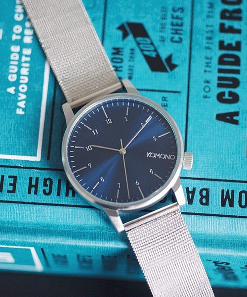 KOMONO.(コモノ)の「■再入荷■【KOMONO】WINSTON ROYALE(アナログ腕時計・メンズ・シルバー×ブルー/ゴールド×グレー/シルバー/ブラック/ゴールド/ゴールド系その他・FREE)」の3枚目の写真