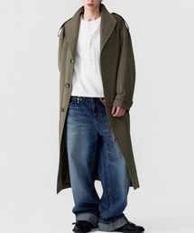 ESC STUDIO（イーエスシースタジオ）の「【ESC STUDIO】covered button henley / 【イーエスシーステュディオ】カバードボタンヘンリー長袖Ｔシャツ（Tシャツ/カットソー）」