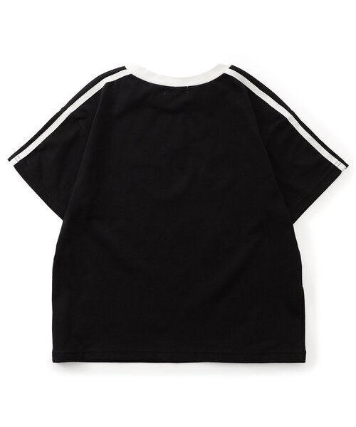 algy(アルジー)の「algyロゴリンガー半袖Tシャツ(Tシャツ/カットソー・キッズ・オフホワイト/アイボリー/ブラック/ピンク/サックスブルー・150/140/130/120/160)」の16枚目の写真