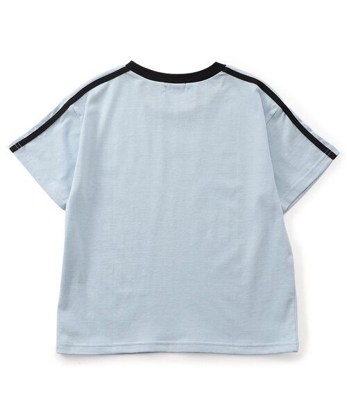 algy(アルジー)の「algyロゴリンガー半袖Tシャツ(Tシャツ/カットソー・キッズ・オフホワイト/アイボリー/ブラック/ピンク/サックスブルー・150/140/130/120/160)」の20枚目の写真