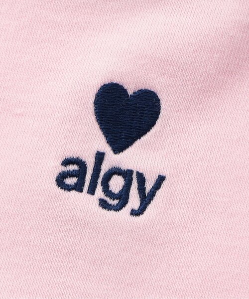 algy(アルジー)の「algyロゴリンガー半袖Tシャツ(Tシャツ/カットソー・キッズ・オフホワイト/アイボリー/ブラック/ピンク/サックスブルー・150/140/130/120/160)」の22枚目の写真