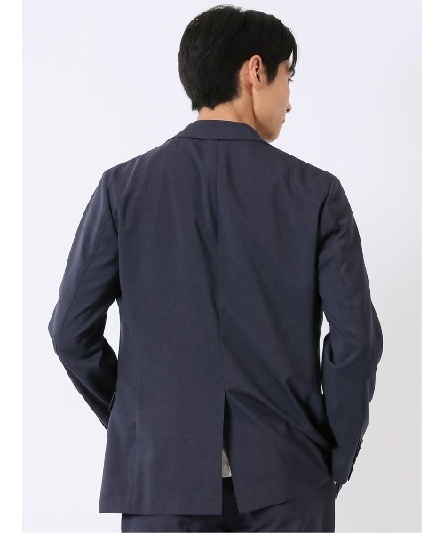 m.f.editorial(エムエフエディトリアル)の「【ストレッチ 吸水速乾 防シワ ウォッシャブル】m.f.エディトリアル メンズ アバントドライ スリム 2ボタン ジャケット 千鳥(セットアップ可能)(スーツジャケット・メンズ・ハウンドトゥース/ネイビー・X-LARGE/LARGE/MEDIUM)」の19枚目の写真