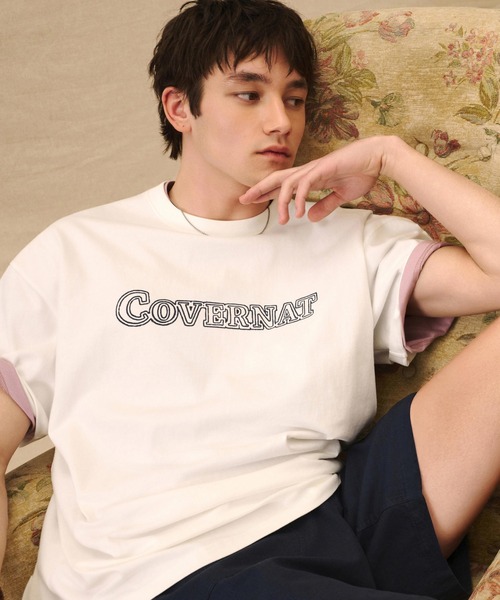 COVERNAT(カバーナット)の「NEON LOGO GRAPHIC T-SHIRT(Tシャツ/カットソー・メンズ・ホワイト/ネイビー・X-LARGE/LARGE/MEDIUM/SMALL/X-SMALL)」の3枚目の写真