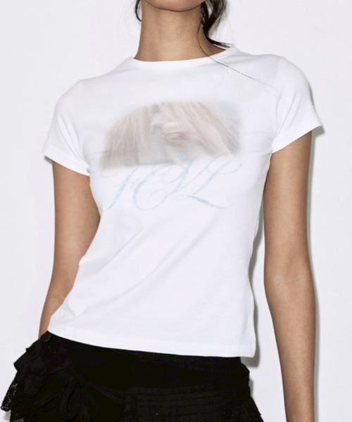 FANCY CLUB(ファンシークラブ)の「【FANCY CLUB】FCL HORSE TEE / 【ファンシークラブ】FCLホースグラフィックプリント半袖Tシャツ(Tシャツ/カットソー・レディース・ホワイト系その他/ホワイト・02/01)」の1枚目の写真