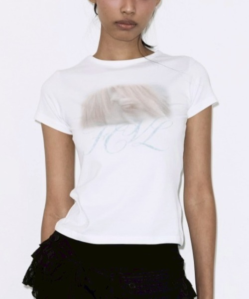 FANCY CLUB(ファンシークラブ)の「【FANCY CLUB】FCL HORSE TEE / 【ファンシークラブ】FCLホースグラフィックプリント半袖Tシャツ(Tシャツ/カットソー・レディース・ホワイト系その他/ホワイト・02/01)」の9枚目の写真