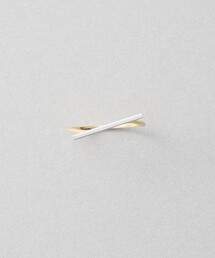 [レイヤー] K10YG/WG リング バー コンビカラー