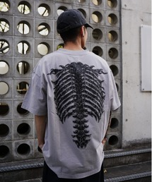 SUPPLIER（サプライヤー）の「SUPPLIER サプライヤー LHP別注 Rhinestone Fire Bones Tee（Tシャツ/カットソー）」