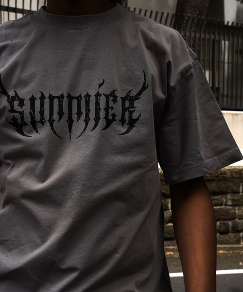 SUPPLIER（サプライヤー）の「SUPPLIER/サプライヤー/LHP別注 Rhinestone Fire Bones Tee（Tシャツ/カットソー・メンズ・ブラック/グレー/カモフラージュ・L/M/XL）」の20枚目の写真