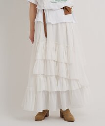 w closet（ダブルクローゼット）の「アシメティアードロングスカート（スカート）」