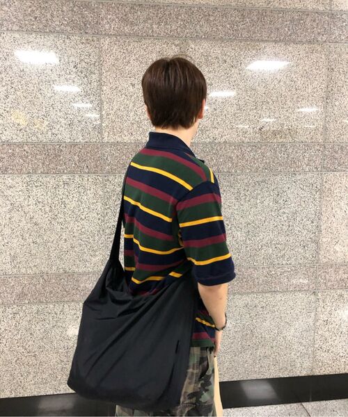 TOOAMO（トゥアモ）の「ワイドストラップビッグクロスバッグブラック [成人男女共用]（メッセンジャーバッグ・レディース・その他・FREE）」の12枚目の写真