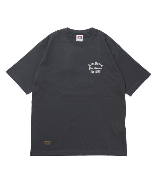 BEN DAVIS（ベンデイビス）の「【BEN DAVIS（ベンデイビス）】 LOWRIDE EMB TEE / 半袖 クルーネック 刺繍 ワンポイント ユニセックス 定番 オールシーズン（Tシャツ/カットソー・メンズ・ネイビー/ホワイト/チャコール・MEDIUM/LARGE/X-LARGE）」の20枚目の写真