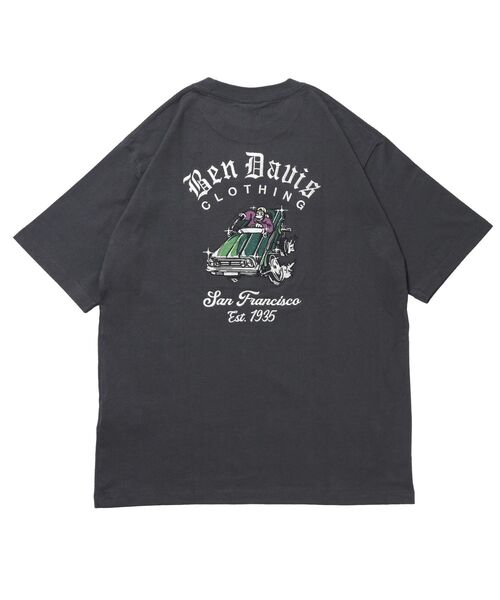 BEN DAVIS（ベンデイビス）の「【BEN DAVIS（ベンデイビス）】 LOWRIDE EMB TEE / 半袖 クルーネック 刺繍 ワンポイント ユニセックス 定番 オールシーズン（Tシャツ/カットソー・メンズ・ネイビー/ホワイト/チャコール・MEDIUM/LARGE/X-LARGE）」の19枚目の写真