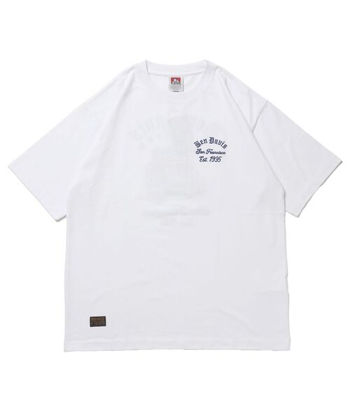 BEN DAVIS（ベンデイビス）の「【BEN DAVIS（ベンデイビス）】 LOWRIDE EMB TEE / 半袖 クルーネック 刺繍 ワンポイント ユニセックス 定番 オールシーズン（Tシャツ/カットソー・メンズ・ネイビー/ホワイト/チャコール・MEDIUM/LARGE/X-LARGE）」の14枚目の写真
