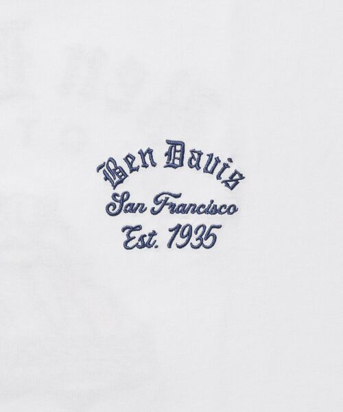 BEN DAVIS（ベンデイビス）の「【BEN DAVIS（ベンデイビス）】 LOWRIDE EMB TEE / 半袖 クルーネック 刺繍 ワンポイント ユニセックス 定番 オールシーズン（Tシャツ/カットソー・メンズ・ネイビー/ホワイト/チャコール・MEDIUM/LARGE/X-LARGE）」の12枚目の写真