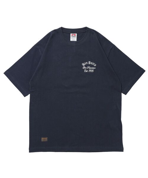 BEN DAVIS（ベンデイビス）の「【BEN DAVIS（ベンデイビス）】 LOWRIDE EMB TEE / 半袖 クルーネック 刺繍 ワンポイント ユニセックス 定番 オールシーズン（Tシャツ/カットソー・メンズ・ネイビー/ホワイト/チャコール・MEDIUM/LARGE/X-LARGE）」の8枚目の写真