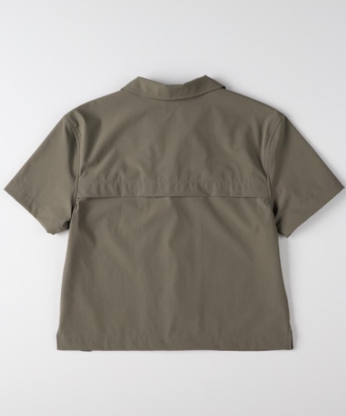 CAMP7（キャンプセブン）の「CAMP7(キャンプ7)【ＰＬＡＹ　ＰＲＯＯＦ】ベンチレーションオープンシャツ（シャツ/ブラウス・キッズ・カーキブラウン/ブラック・110/120/130/140/150/160）」の10枚目の写真
