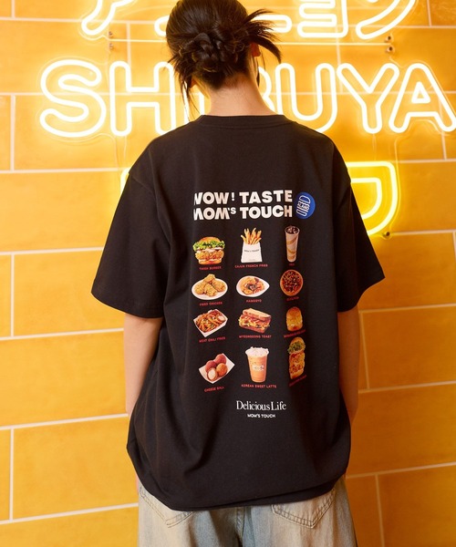 ALAND(エーランド)の「ALAND×MOM'S TOUCH/メニューTシャツ(Tシャツ/カットソー・レディース・ホワイト/ブラック・MEDIUM/LARGE)」の7枚目の写真