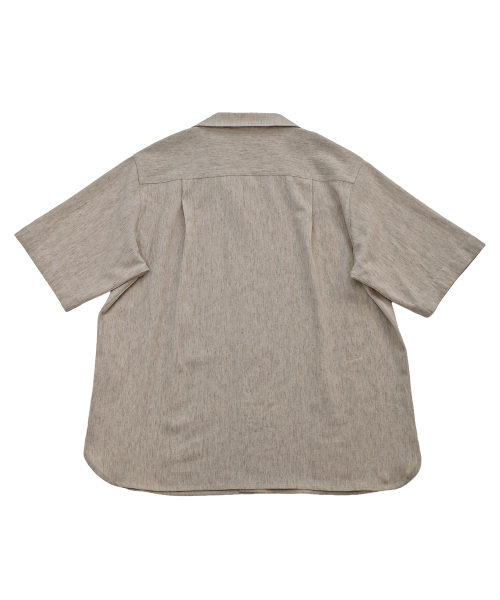 A NOTHING(アナッシング)の「HERRINGBONE LINEN TAILORED 1/2 SHIRT (Oatmeal)(シャツ/ブラウス・メンズ・その他・SMALL/MEDIUM/LARGE)」の2枚目の写真