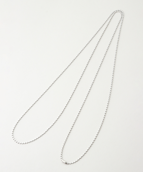 Spick & Span(スピックアンドスパン)の「EO / イオ BALL CHAIN LONG NECKLACE(ネックレス・レディース・シルバー・FREE)」の7枚目の写真