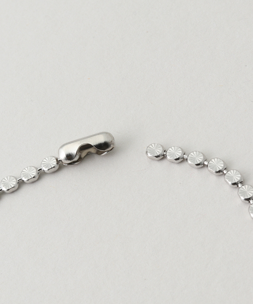 Spick & Span(スピックアンドスパン)の「EO / イオ BALL CHAIN LONG NECKLACE(ネックレス・レディース・シルバー・FREE)」の5枚目の写真
