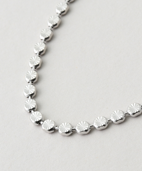 Spick & Span(スピックアンドスパン)の「EO / イオ BALL CHAIN LONG NECKLACE(ネックレス・レディース・シルバー・FREE)」の4枚目の写真