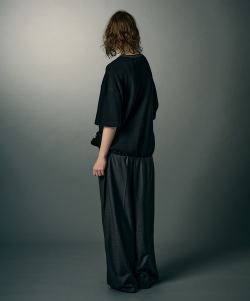 WETTEMPT（ウィテンプト）の「BICOLOR WAFFLE S/S TEE / バイカラーワッフルS/S T（Tシャツ/カットソー・メンズ・グレー/ネイビー/ブラック・MEDIUM/SMALL/LARGE）」の13枚目の写真