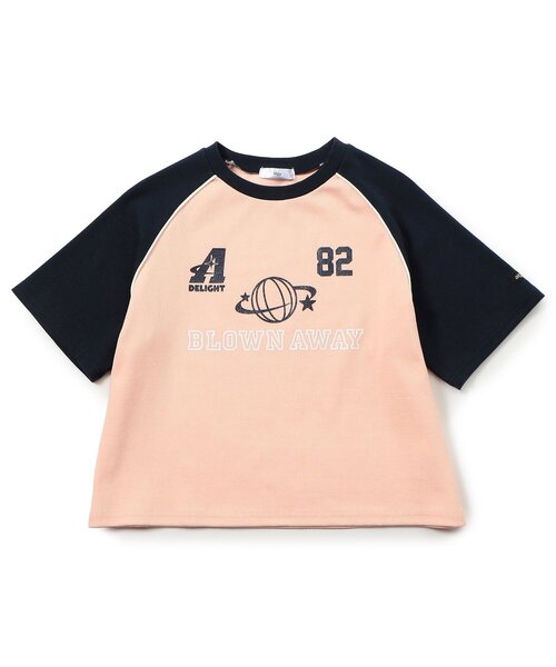 algy(アルジー)の「リブラメロゴ半袖Tシャツ(Tシャツ/カットソー・キッズ・サックスブルー/オフホワイト/ピンク・160/150/140/130)」の8枚目の写真
