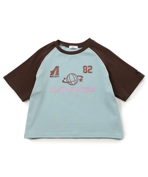 algy(アルジー)の「リブラメロゴ半袖Tシャツ(Tシャツ/カットソー・キッズ・サックスブルー/オフホワイト/ピンク・160/150/140/130)」の9枚目の写真