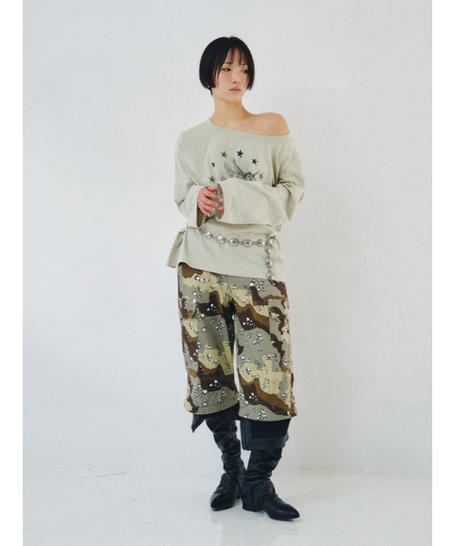 PLZPROJECT(プリーズプロジェクト)の「PEGASUS LONG-SLEEVE T-SHIRT, DUSTY BEIGE(Tシャツ/カットソー・レディース・その他・FREE)」の2枚目の写真
