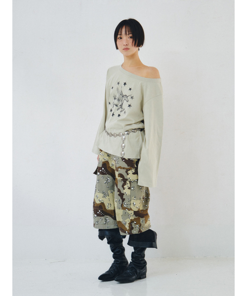 PLZPROJECT(プリーズプロジェクト)の「PEGASUS LONG-SLEEVE T-SHIRT, DUSTY BEIGE(Tシャツ/カットソー・レディース・その他・FREE)」の3枚目の写真