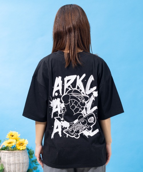 ANPANMAN KIDS COLLECTION（アンパンマンキッズコレクション）の「アンパンマン ストリートTシャツ 大人（Tシャツ/カットソー・レディース・ブラック・L/LL/S/M）」の3枚目の写真