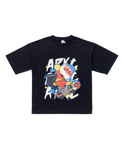 ANPANMAN KIDS COLLECTION（アンパンマンキッズコレクション）の「アンパンマン ストリートTシャツ 大人（Tシャツ/カットソー・レディース・ブラック・L/LL/S/M）」の4枚目の写真