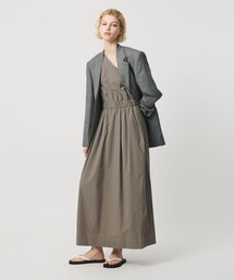 H BEAUTY&YOUTH UNITED ARROWS | <H>タフタ ワンショルダー ドレス(ワンピース)