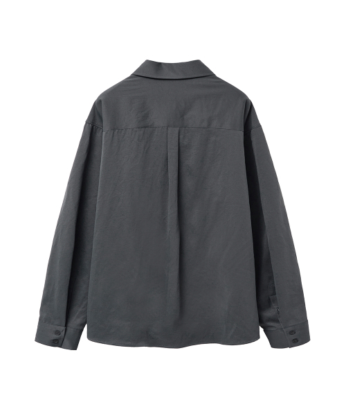 MISEKISEOUL MEN(ミセキソウルメンズ)の「Asymmetric button shirt CHARCOAL(シャツ/ブラウス・メンズ・その他・3/2)」の3枚目の写真