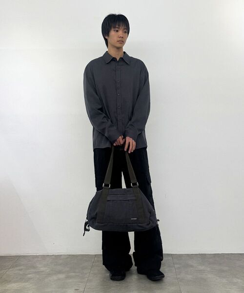 MISEKISEOUL MEN(ミセキソウルメンズ)の「Asymmetric button shirt CHARCOAL(シャツ/ブラウス・メンズ・その他・3/2)」の5枚目の写真