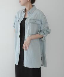 シャツ/ブラウス デニムシャツチュニック デニム デニム デニム デニム