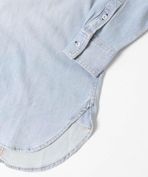 Healthy denim(ヘルシーデニム)の「Healthy DENIM ALMOND(シャツ/ブラウス・レディース・ライトインディゴブルー/インディゴブルー・0)」の22枚目の写真