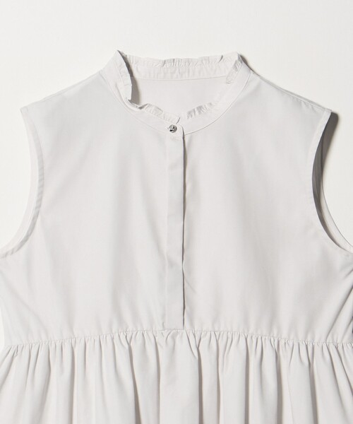 A DAY IN THE LIFE UNITED ARROWS（アデイインザライフユナイテッドアローズ）の「ペプラム ギャザー ノースリーブブラウス ＜A DAY IN THE LIFE＞（シャツ/ブラウス・レディース・ダークグレー/オフホワイト/ピンク・FREE）」の20枚目の写真