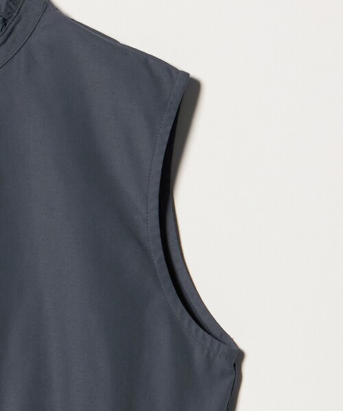 A DAY IN THE LIFE UNITED ARROWS（アデイインザライフユナイテッドアローズ）の「ペプラム ギャザー ノースリーブブラウス ＜A DAY IN THE LIFE＞（シャツ/ブラウス・レディース・ダークグレー/オフホワイト/ピンク・FREE）」の5枚目の写真