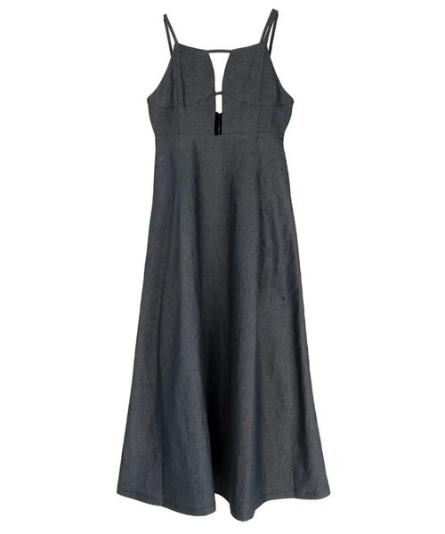 :ETHROF(イーサオブ)の「FLARE DENIM JUMPER SKIRT(ワンピース・レディース・ベージュ/ブラック・MEDIUM)」の21枚目の写真