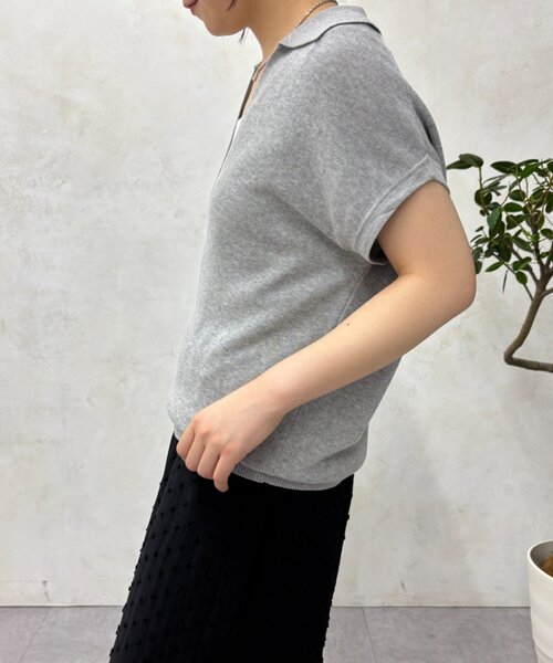 Jena espace merveilleux(ジェナ エスパスメルヴェイユ)の「【PalinkA/パリンカ】カノコスキッパーKN(ニット/セーター・レディース・レモンイエロー/アイボリー/ライトグレー・FREE)」の16枚目の写真